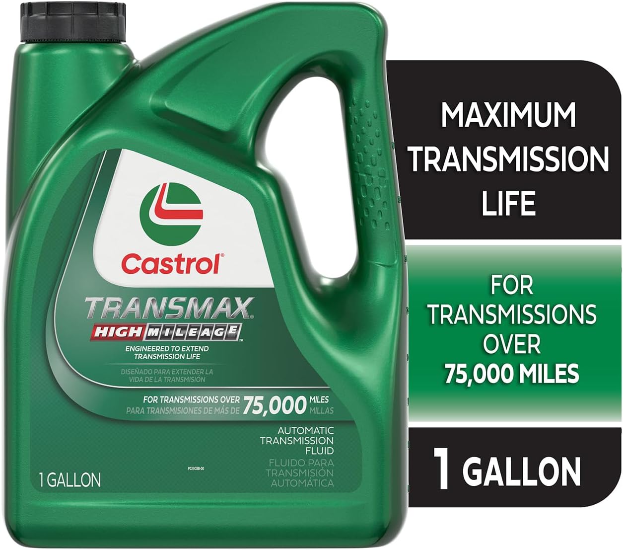 Castrol Transmax High Mileage Automatic Transmission Fluid, 1 Gallon (Pack of 3)