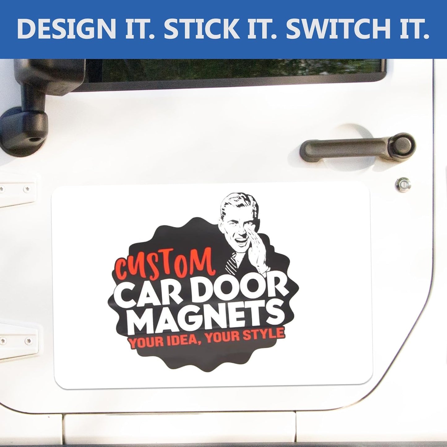 Custom Car Magnet Signs for Businesses (24"x36" Rectangle) 2 pk - Personalized Car Magnets for Advertising and Vehicle Promotion - Advertising Magnets for Cars Door - Professionally Printed