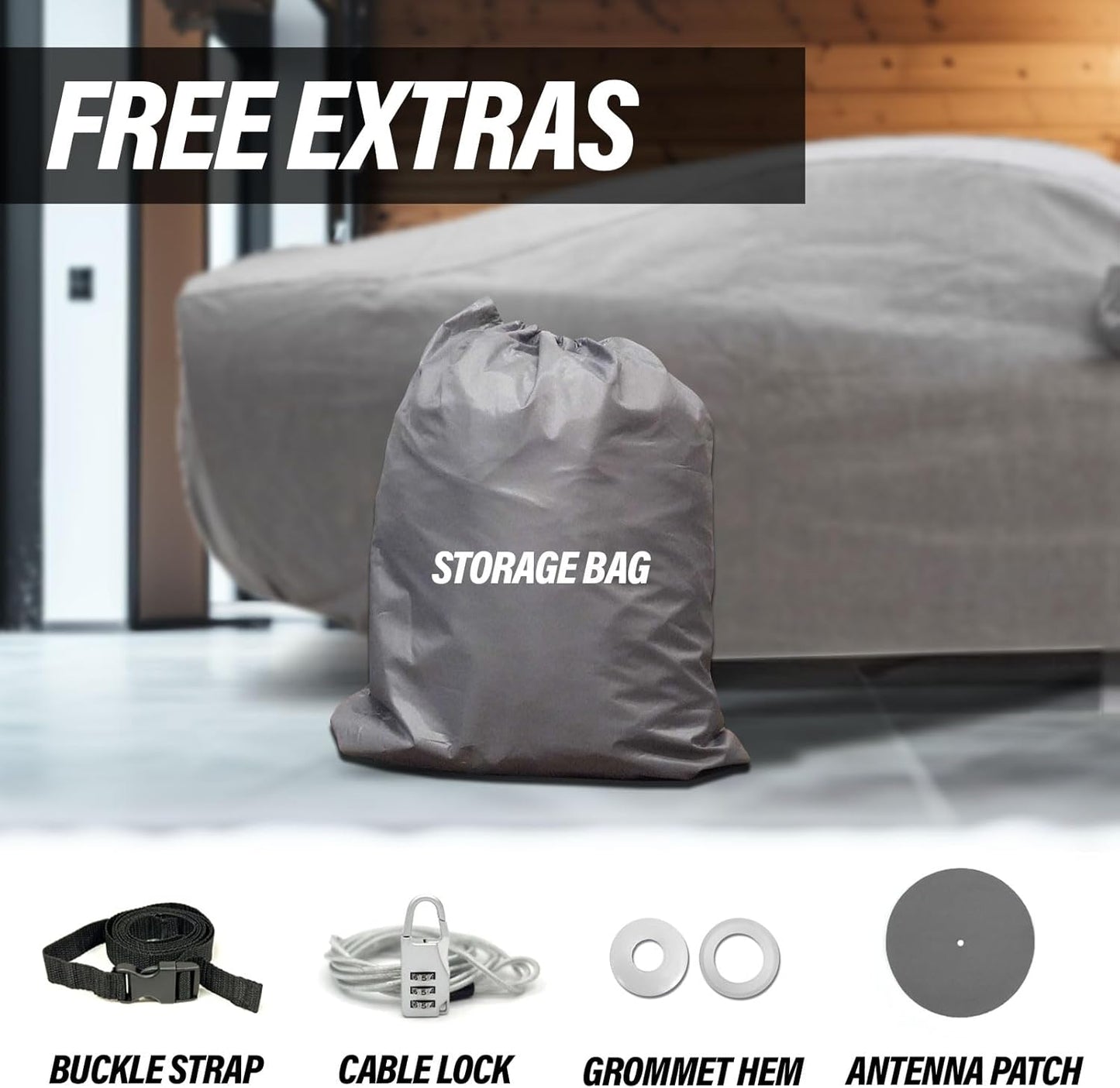 Supreme Full Car Cover – for Pontiac Firebird Trans Am 2000 2001 2002 Coupe 2-Door Semi Custom Fit Waterproof Full Coverage All Weather Windproof Dust Proof Indoor Outdoor Automobile