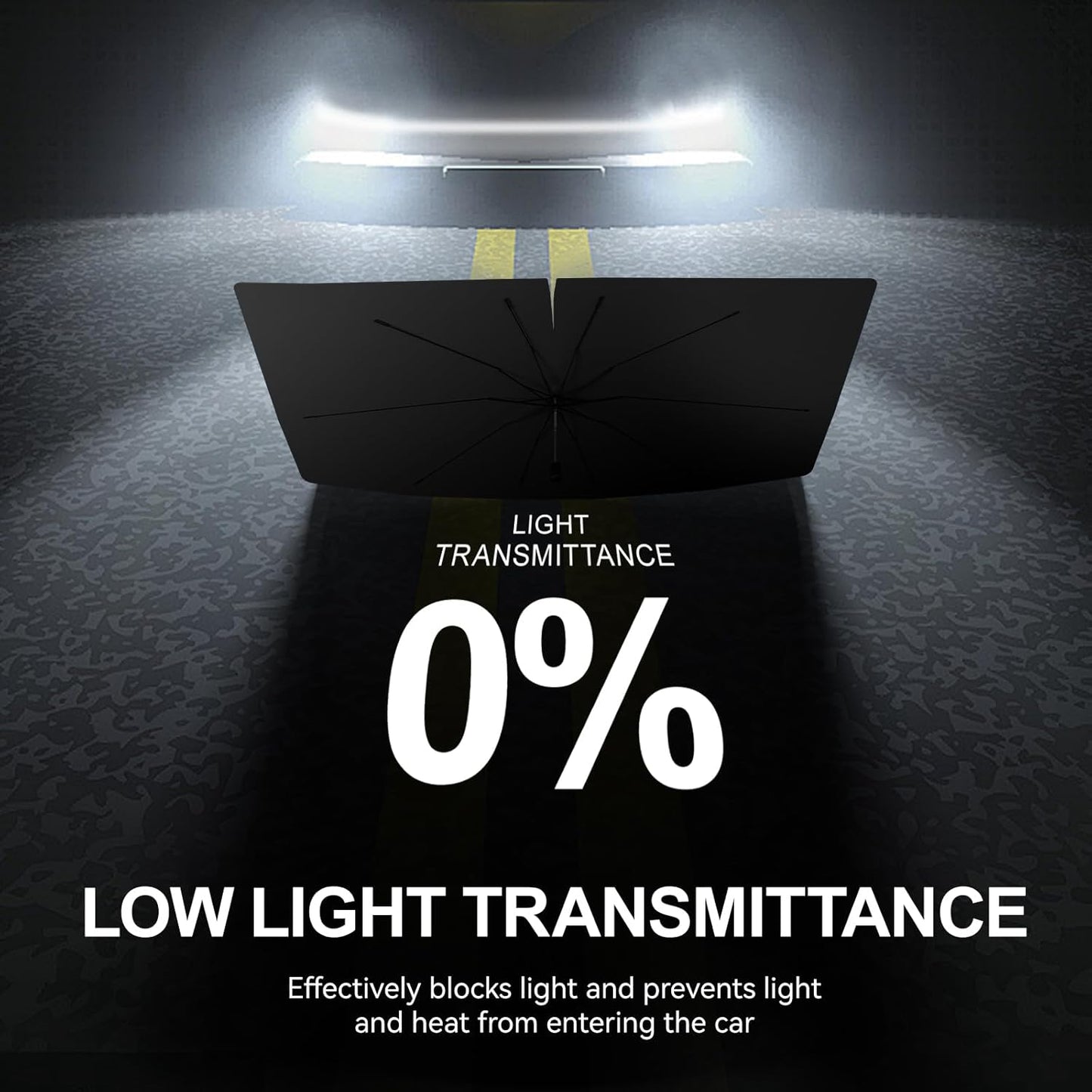 2017-2026 Upgraded for Tesla Model Y 3 S Sunshade, Portable Foldable Sunshade Accessories, [Nano Ice Crystals Coating] UV Protection, Keeps Interior Cool (for 2017-2026 Tesla Model 3/Y/S)