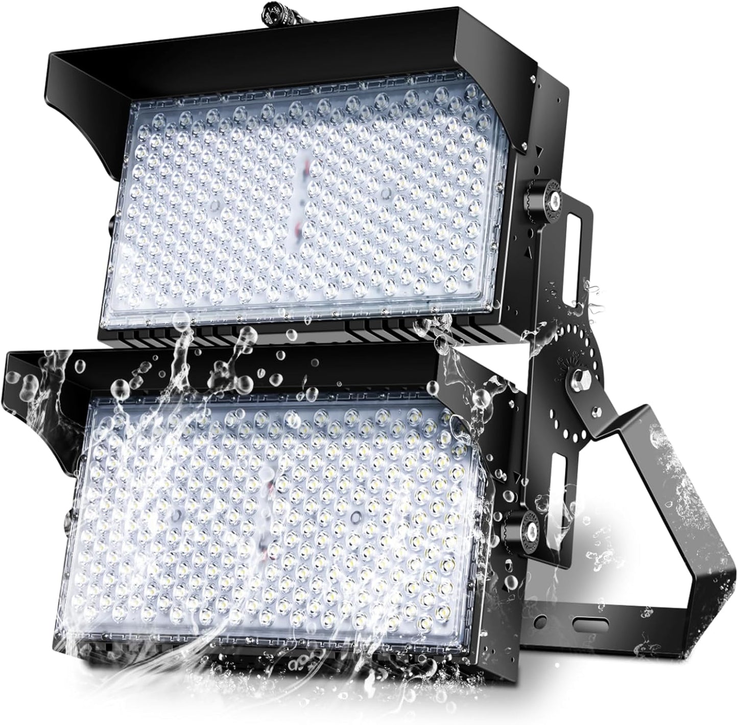 900W Led Stadium Lights, IP66 High Power Outdoor Sport Court Arena Light Pro-Grade High Mast Lighting with Dimmable 10KV Surge Protection Commercial and Industry for Large Area Lighting