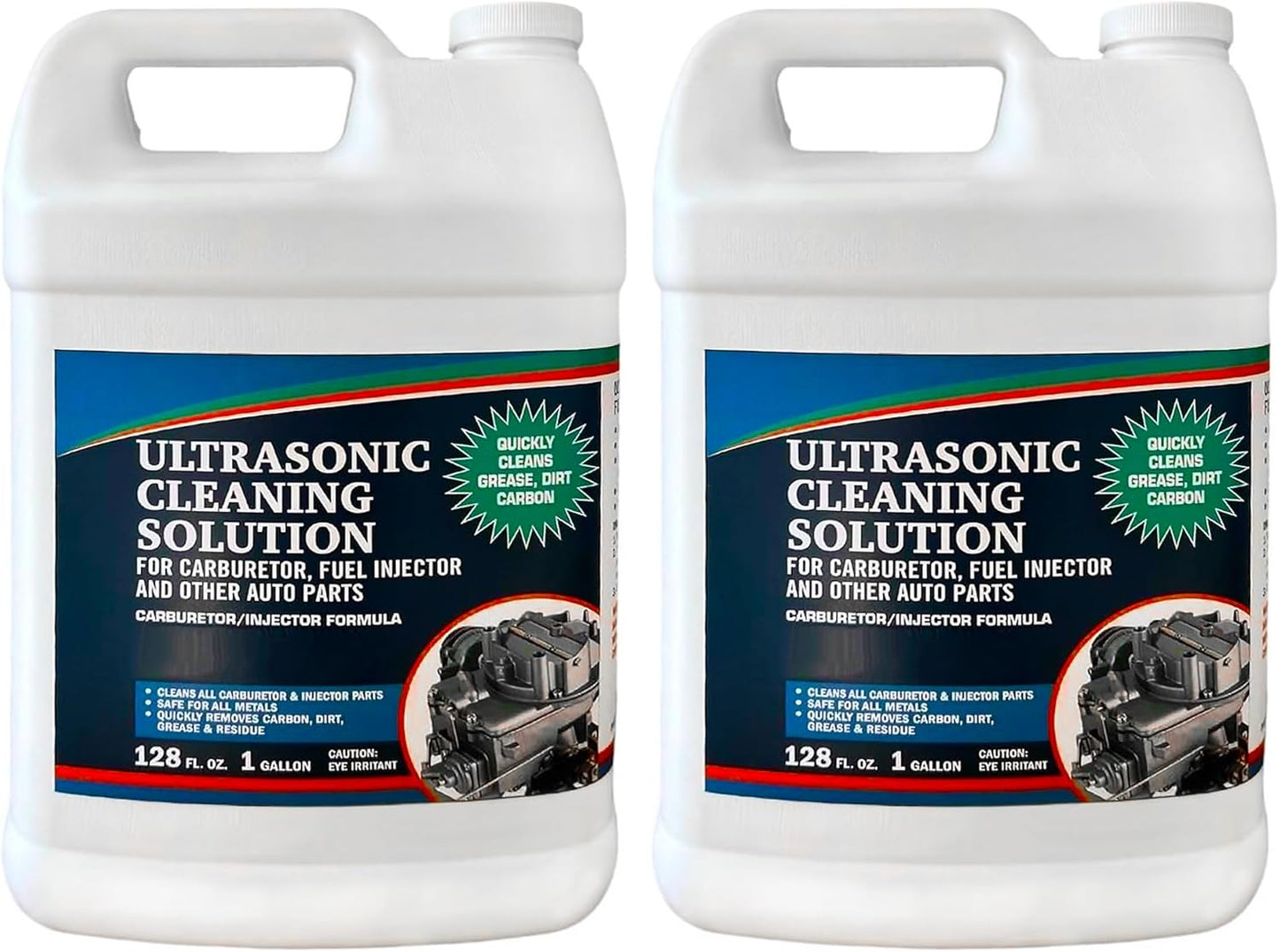 NORTHWEST ENTERPRISES Ultrasonic Cleaner Solution for Carburetors and Engine Parts. Concentrated Washing Compound for use in Ultrasonic Machines and Immersion Washers - Automotive Fluid (2 Gallons)