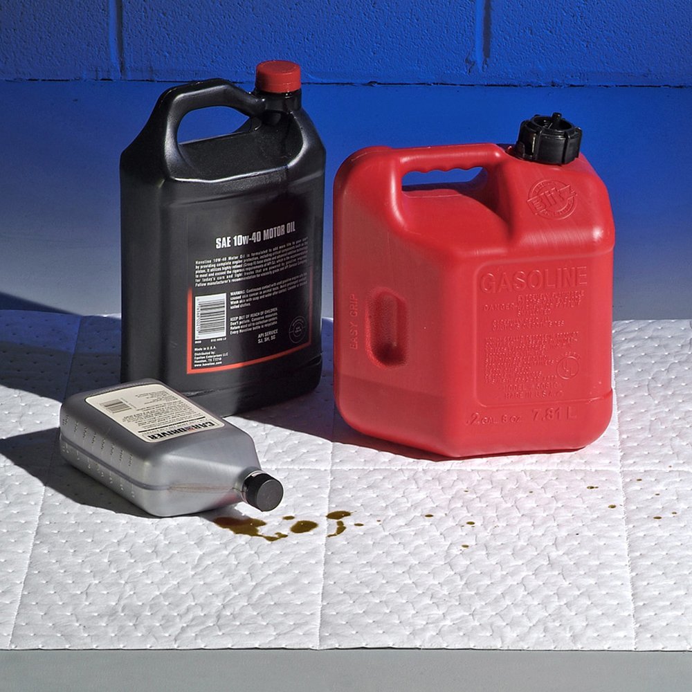 PIG Oil-Only Absorbent Mat Roll | Heavyweight | Absorbs 32.4 gal per roll | 150' L x 24" W | MAT424