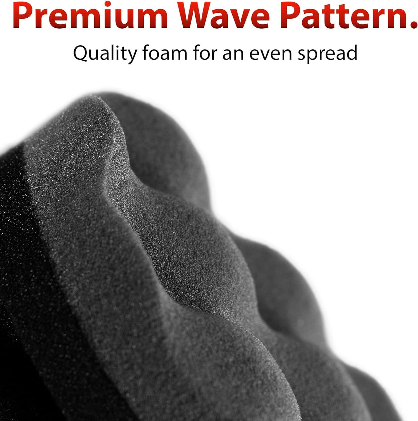 Adam's Polishes Pro Tire Hex Grip Applicator - Tire Shine Car Detailing Foam Sponge Tool | Car Cleaning Supplies After Car Wash leaner | for Vinyl Rubber & Trim Accessories | Wheel & Rim Cleaner