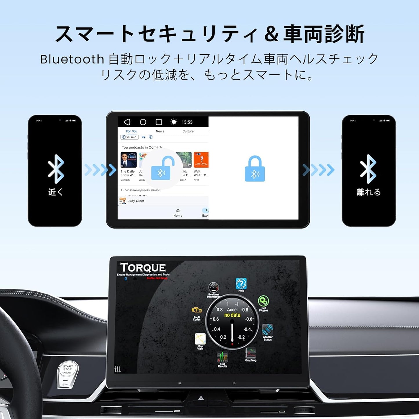 Ai Box Carplay/Android Auto Wireless Adapter, 4-in-1 Ai Box, Dual Bluetooth/WiFi, 2GB+16GB Upto 128GB, Plug & Play, for OEM Wired CarPlay AndroidAuto Stereo (CB4A-A2)