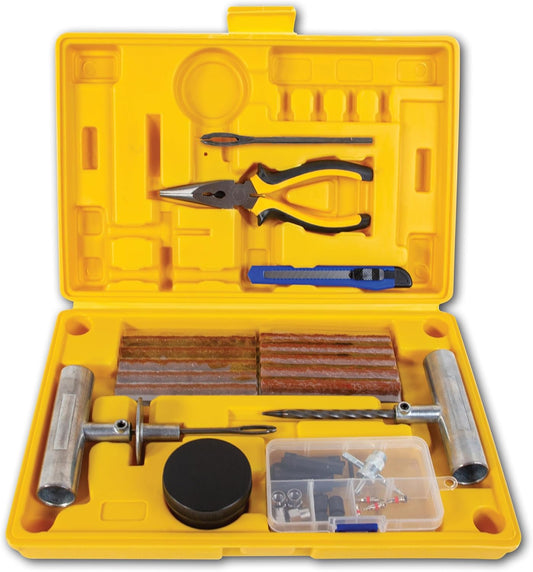 Silverback Automotive Tire Repair Kit for Car, Truck, Off-Roading, 4x4's, Motorcycle, Trailers, ATV, Tractor, Jeep String Repair Kit.
