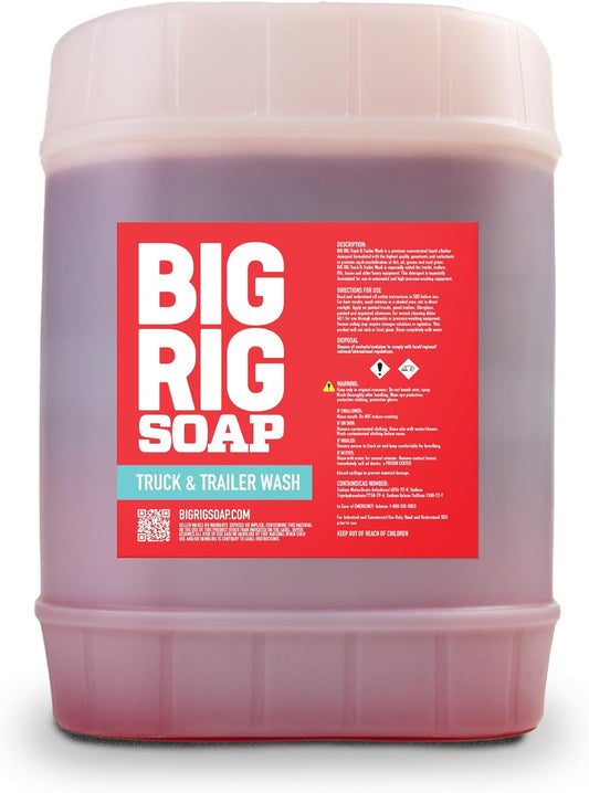 Truck & Trailer Wash (5 gal) Car Wash for Trucks, Trailers, RVs, Buses, Heavy Equipment (5 gal / 640 fl oz)