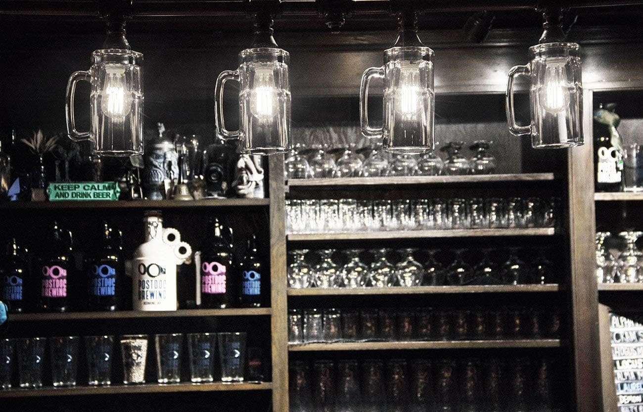 LED Edison Bulb 4W,Antique 40W Vintage Edison Bulb,E26 Light Bulb Non Dimmable Led Bulb 450 Lumens Daylight White 4000K,Pack of 3