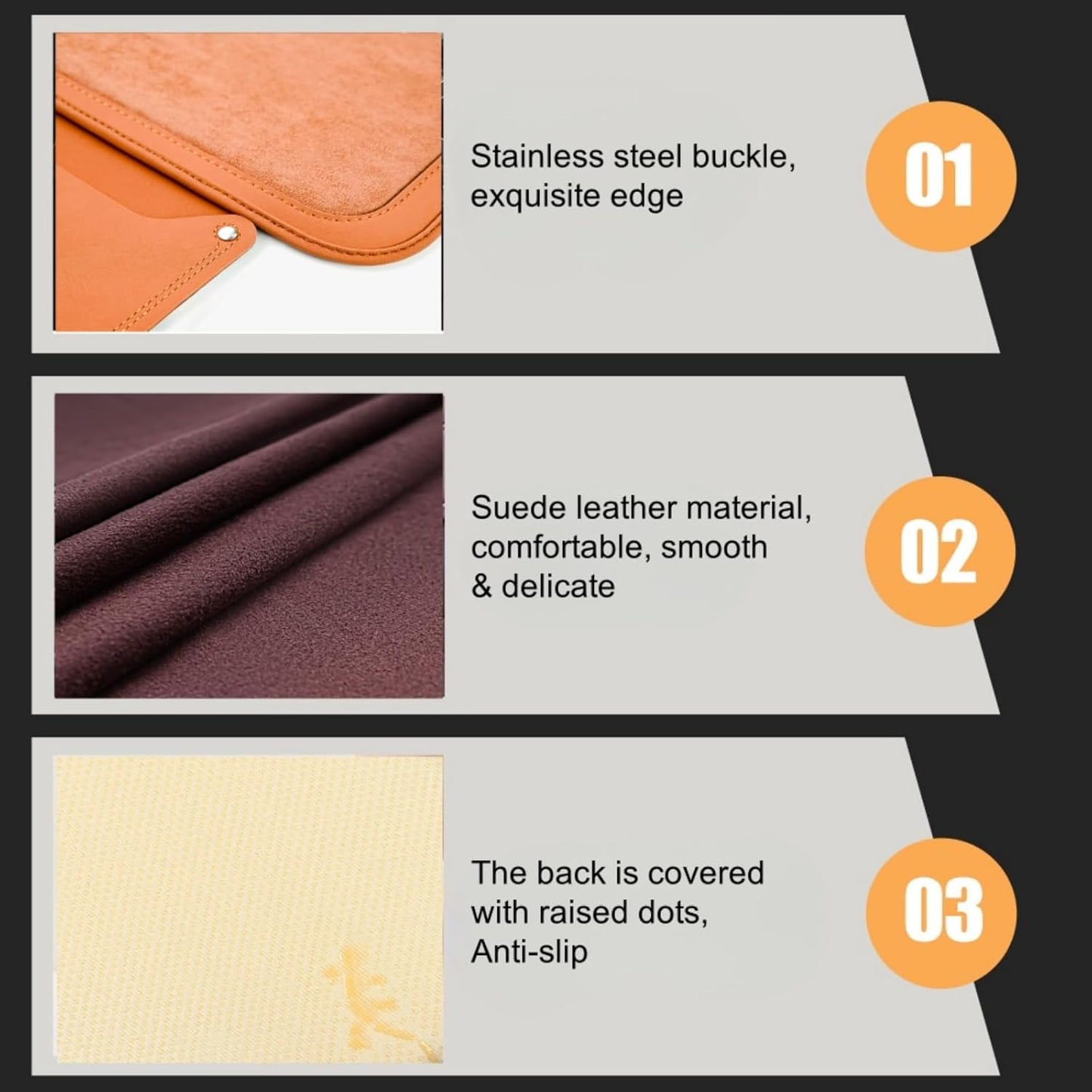 Arm Rest Cover for Car with 2 Storage Bags, Central Console Cover Armrest Pad, Suede Leather, Auto Interior Accessories for Most Vehicles, All-Season Comfort, Brown