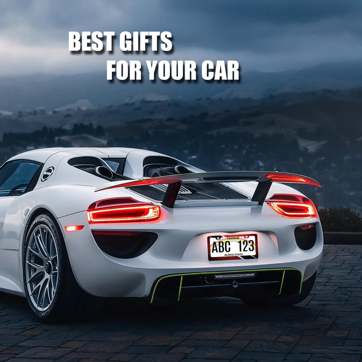 Trinidad and Tobago Flag License Plate Frame Flag License Plate Holder Stainless Steel Funny Colorful Car Accessories Decoration 6.3" X 12.3" with 2 Holes Screws