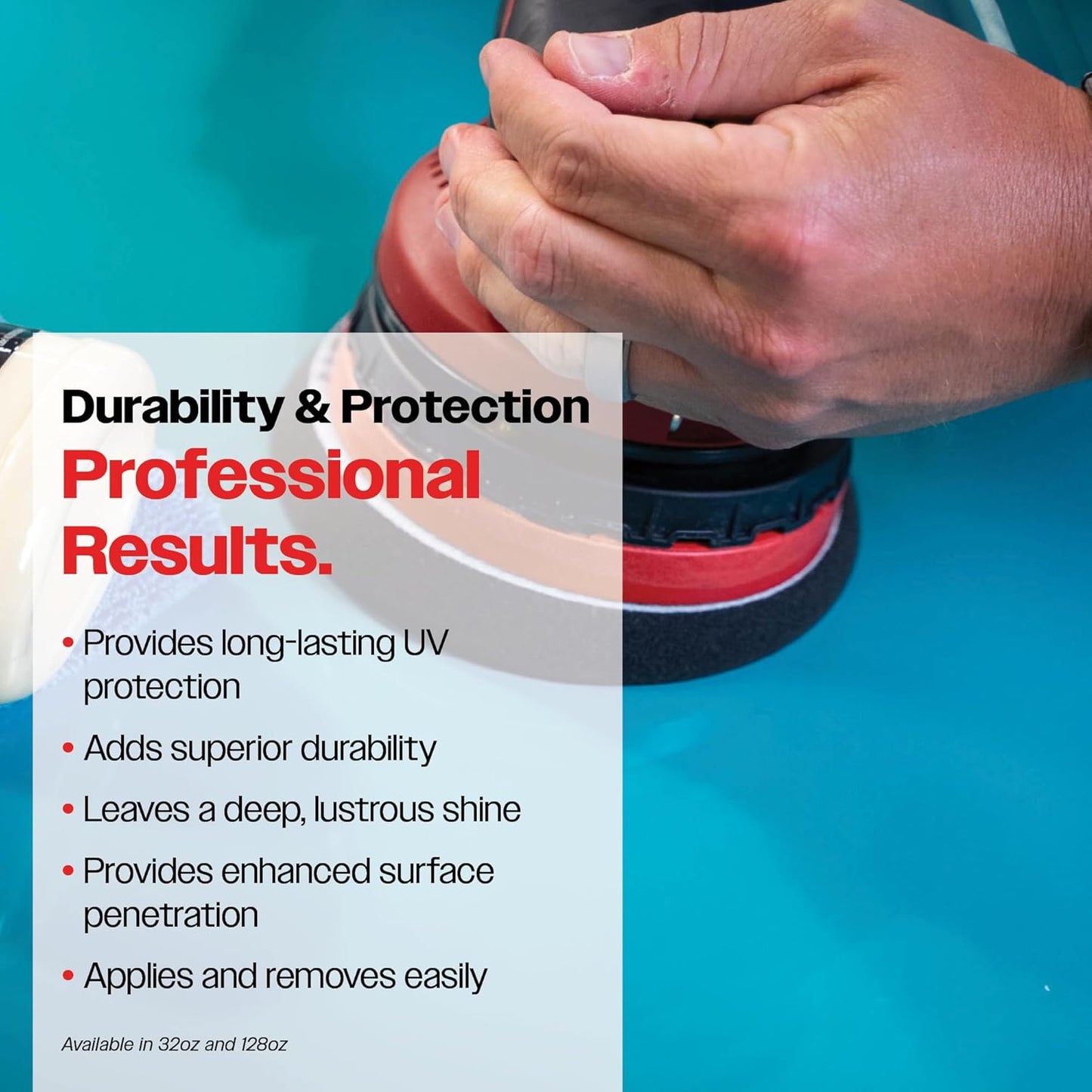 Malco Nano Care Banana Creme Wax - Deep Gloss Shine and Long-Lasting UV Protection/For Automotive, Marine and Industrial Finishes / 1 Gallon (197701)