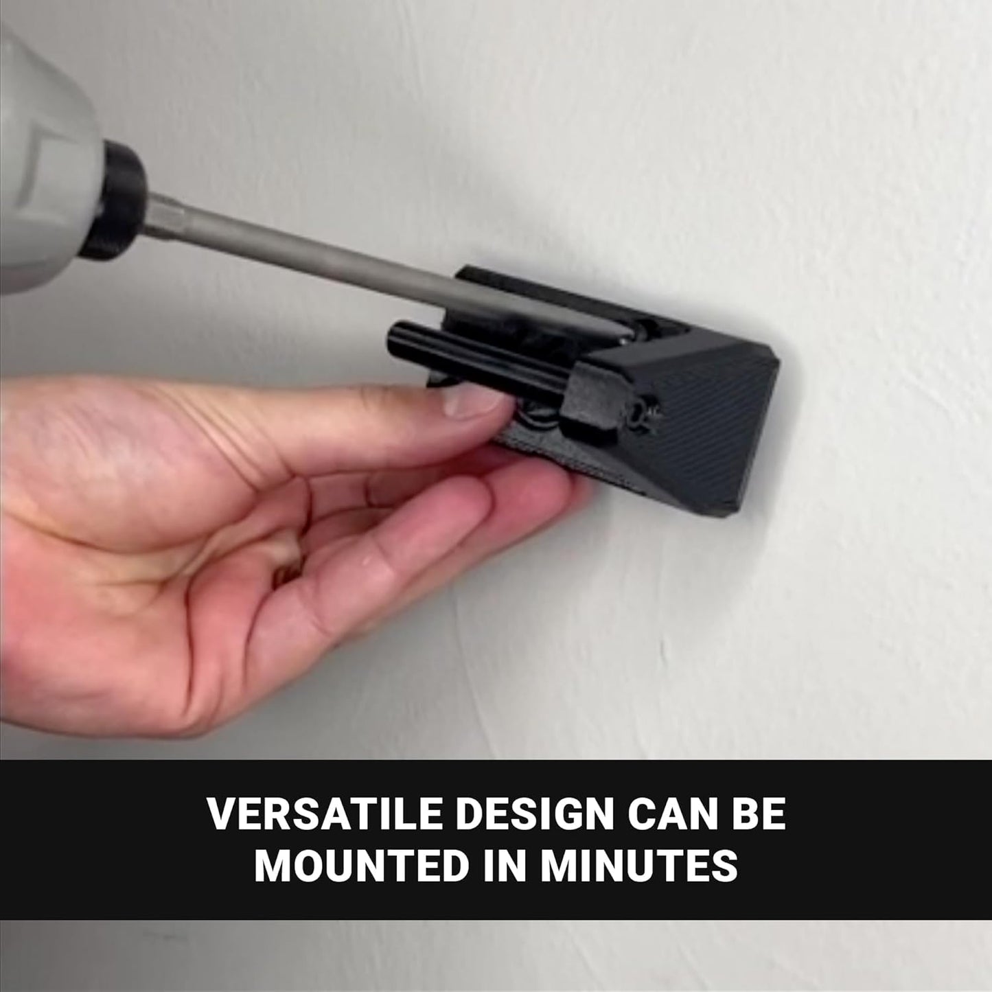 Spartan Mounts Universal Pistol Revolver Wall Mount | Display Hook Adapter Bore Mount Storage System for Gun Airsoft Pistol Revolver (9mm/.357/.380/.38)