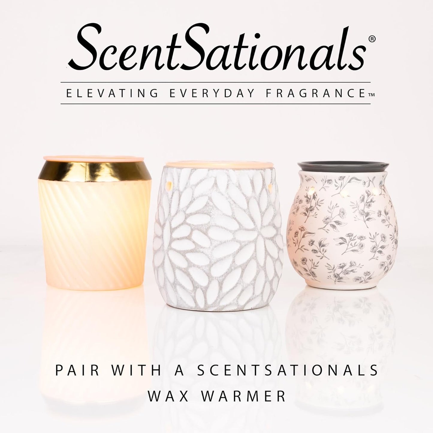 Scentsationals Wax Melts, Wax Cubes Strong Scent - Honeysuckle Nectar - Long Lasting Scented Melts for Warmer, 10oz (24-Cubes)