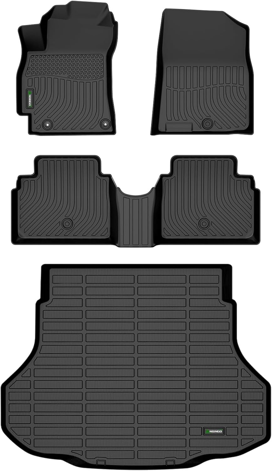 ANBINGO®Floor Mats for Hyundai Elantra 2021-2025&Cargo Liner(Not for Hybrird) All Weather Mats for Elantra TPE Car Mat Rugs for Elantra Rubber Trunk Carpet for Elantra