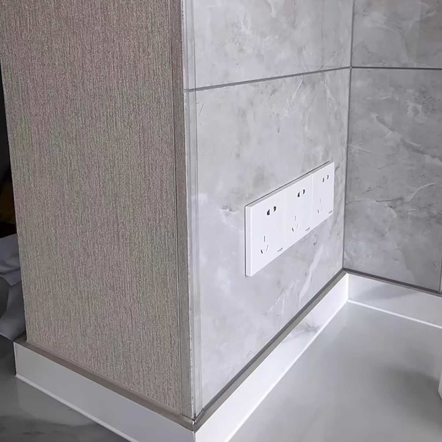 Wall Corner Protector - 2PCS, 39.4"x1.18" - Self Adhesive Clear Corner Protectors for Walls, Cabinet Doors, Edge Protector Trim; Easy to Install Corner Guards for Walls (100cm x 3cm)