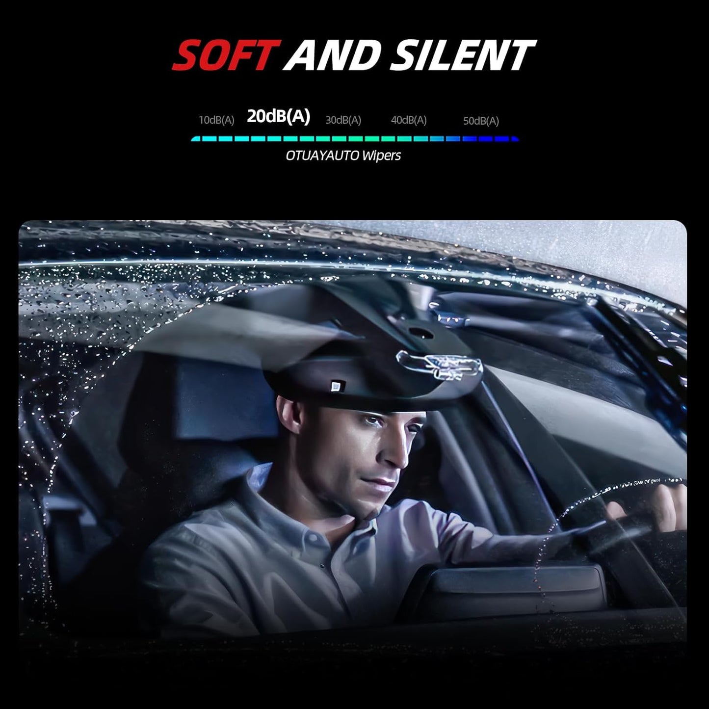 OTUAYAUTO Premium Windshield Wiper Blades - Replacement for Volkswagen VW Golf 15-21, E-Golf 15-20, GTI 15-21, All-Weather Performance, Front and Rear Wiper Blades, Top Lock - 26"+18"+11" (Pack of 3)