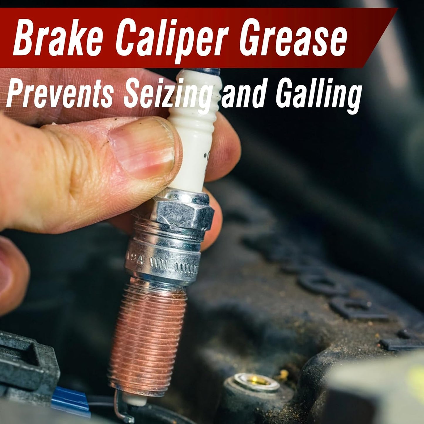 Keze Copper Anti Seize Thread Lubricant Grease Antiseize Compound Lubrication for Automotive Spark Plug Bolts and Nuts Prevent Rust and Corrosion High Temp Resistant 1 Oz-1 Pack