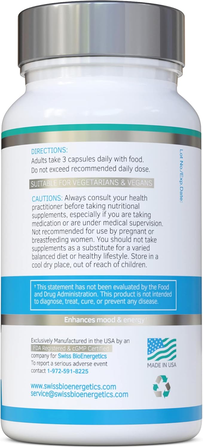 Rhodiola & Ashwagandha with L-Theanine - Award Winning Ashwagandha KSM-66 600mg & 1500mg Rhodiola (3% Rosavins - 1% Salidrosides) whole root equivalent- adaptogen combo- No artificial fillers