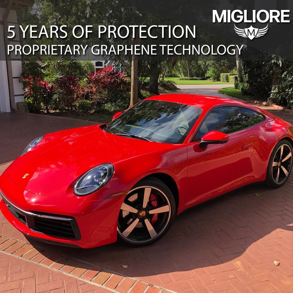 Migliore Forte Coating: 9H High Strength Premium Graphene Coating │5+ Years of Protection │ Apply After Car Wash Clay Bar Buffer Polisher │ Auto Marine Boat Motorcycle