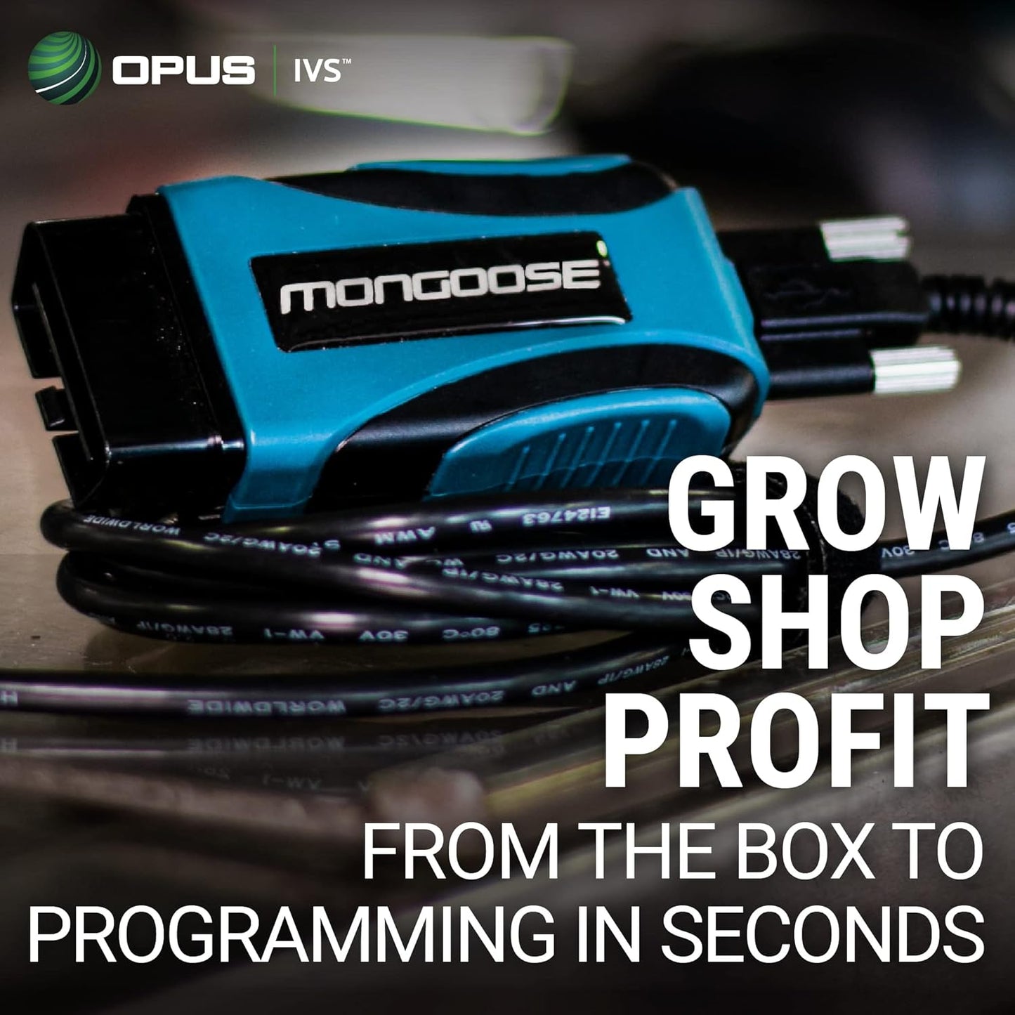 Opus IVS Mongoose-Plus J2534 OEM Bluetooth Wireless Vehicle Interface Cable - Nissan/Infiniti OEM Reprogramming and Diagnostics