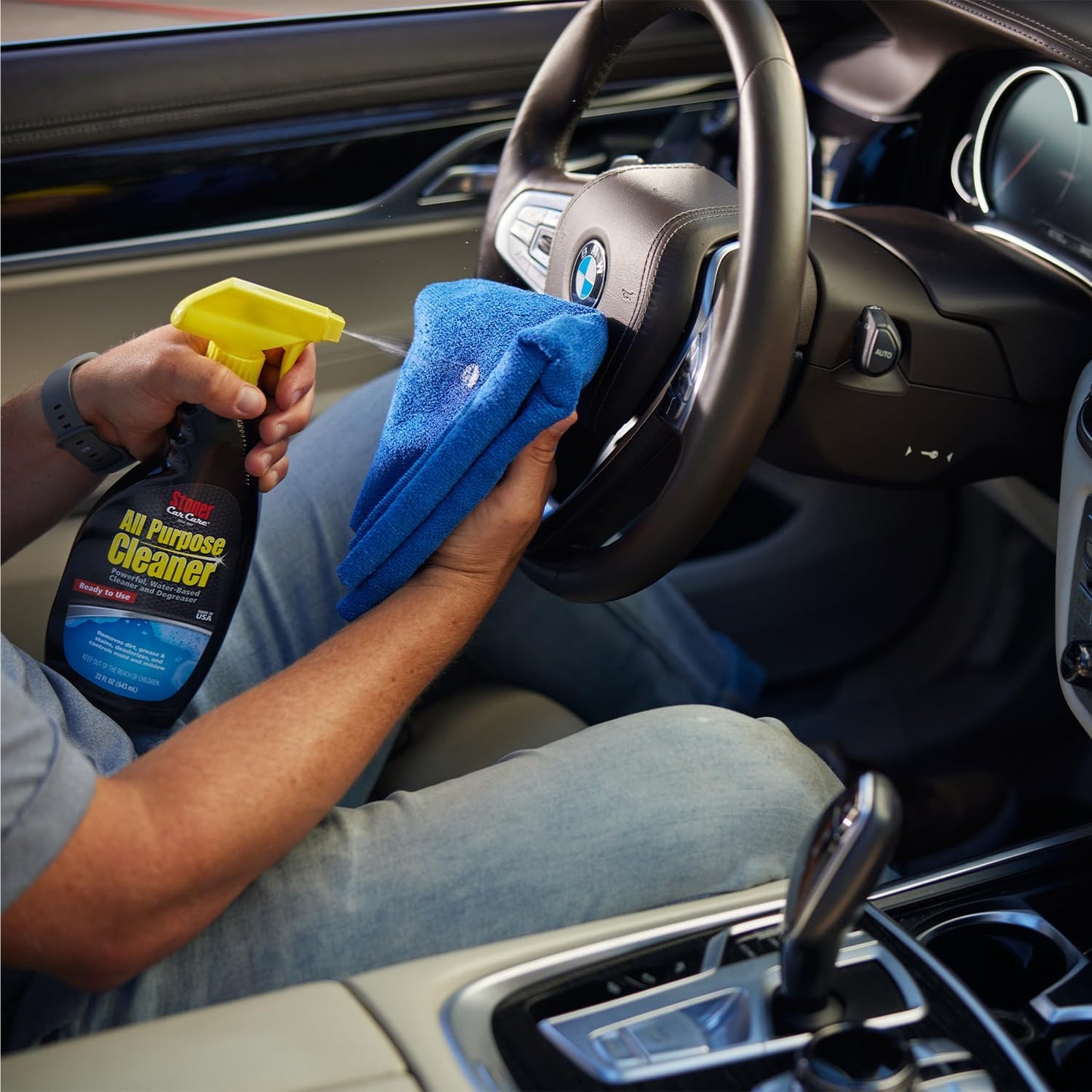 Stoner Car Care 92694 All Purpose Cleaner Powerful Water-Based Cleaner and Degreaser, Easily Removes Dirt, Grease, Stains, and More, Multi-Purpose, Multi-Surface, Ready to Use, 22 Fl Oz, Pack of 1