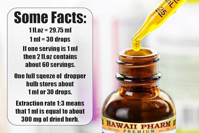 Chuan Xin Lian Alcohol-Free Liquid Extract, Chuan Xin Lian, Andrographis (Andrographis Paniculata) Herb Glycerite Hawaii Pharm Natural Herbal Supplement 2 oz
