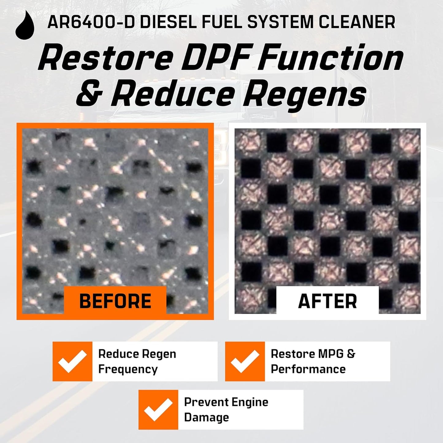 Archoil AR6400-D Diesel Fuel System Cleaner (Two Pack) - Cleans Injectors, Turbo & DPF