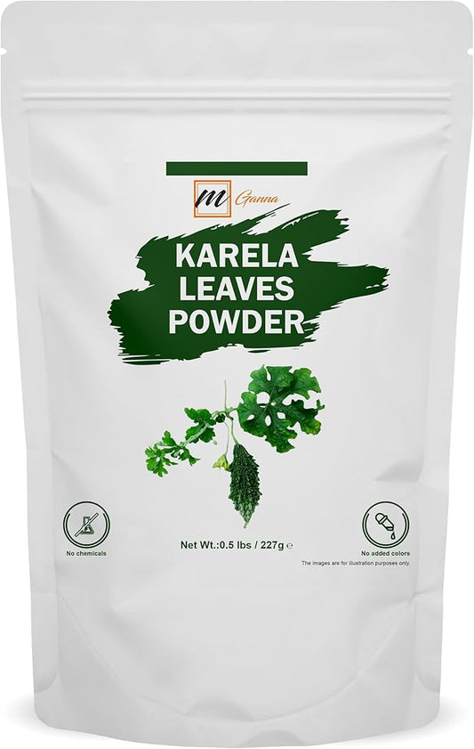 Karela Leaves Powder/Momordica Charantia/Bitter Melon for Holistic Wellness 0.5 lbs / 227 g