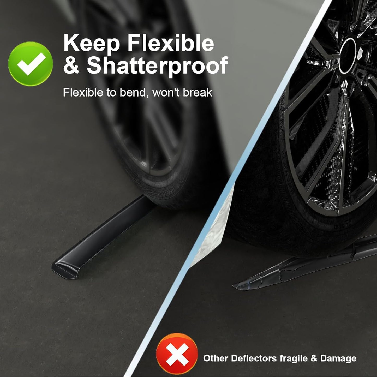 Window Rain Guards for 2018-2024 Chevrolet (Chevy) Equinox, Tape-on Window Visor, Outside-Mount Vent Shade Wind Deflector Rain Shield Protector Sun Visor for 18-24 Equinox