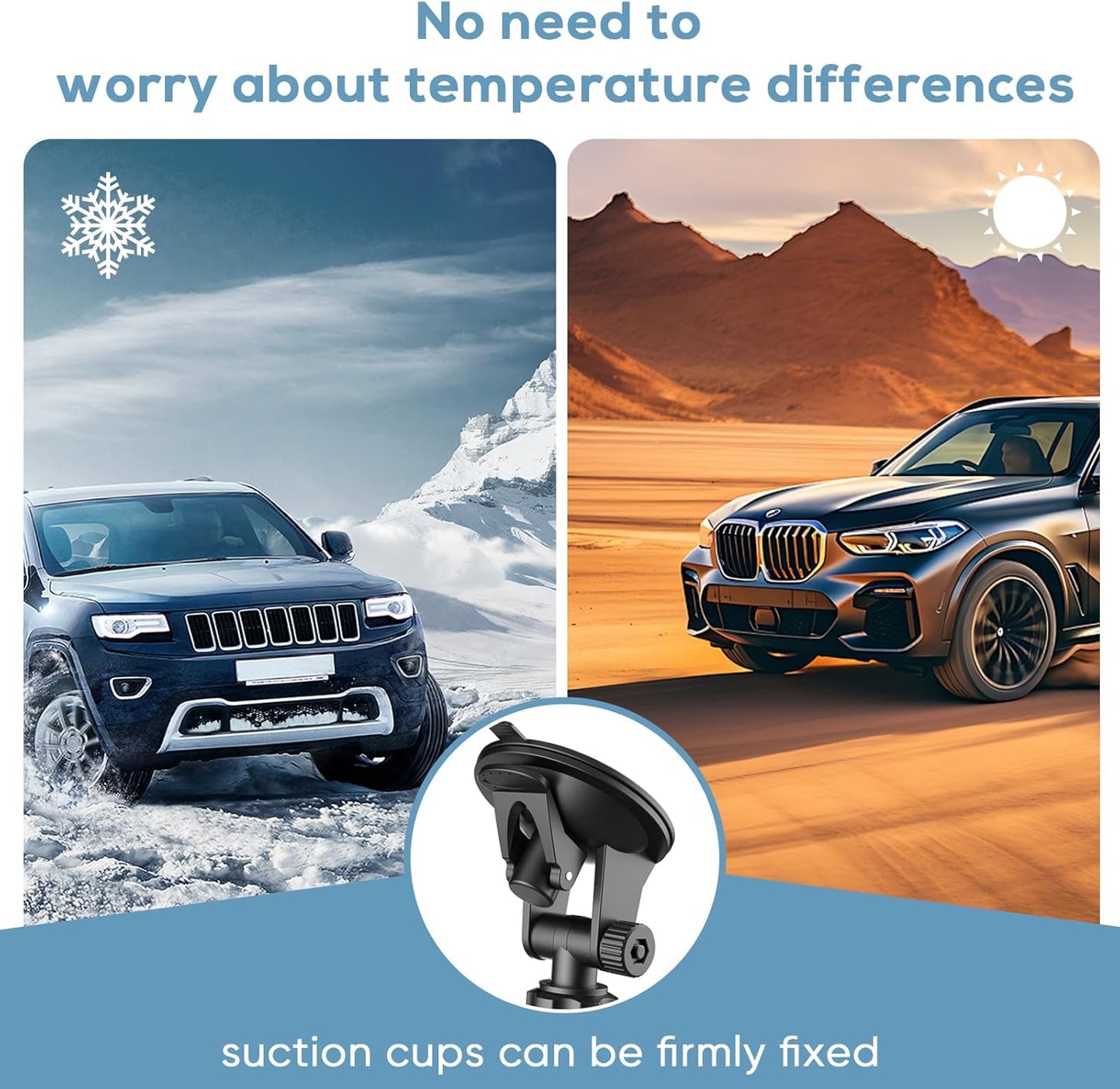 Suitable for Uniden R7 R8 Radar Detector, Car Radar Detector Suction Cup Bracket, Windshield and Dashboard Mounting Mount