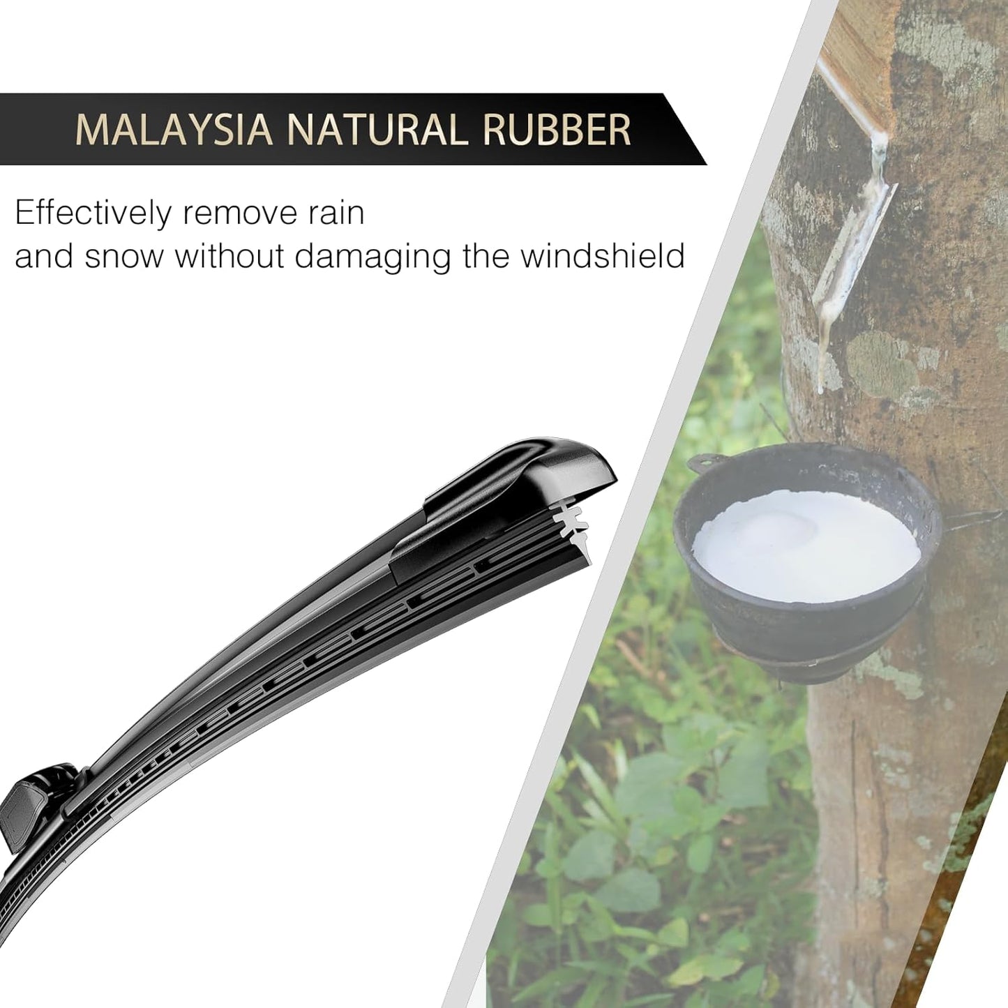 Windshield Wipers, 28" + 16" Wiper Blades, Compatible with Toyota Prius 2022-2016, 2022-2019 AWD-e, 2022-2017 Prime - Double Service Life (Set of 4)