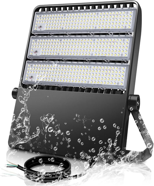 Stadium Lights Outdoor LED, Super Bright 50800 Lumen Stadium Flood Light 5000K 360W Commercial Arena Field Lighting Security IP65 Waterproof Exterior Floodlight for Yard Sport and Court