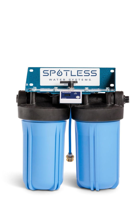 Spotless Water Systems - DIW-10B, W/Integrated Bypass | Simple Window, Solar Panel, RV & Car Wash System, Works for All Vehicles, Motorcycles, Bikes, Boats, Planes, Yachts, Towel Drying Eliminated