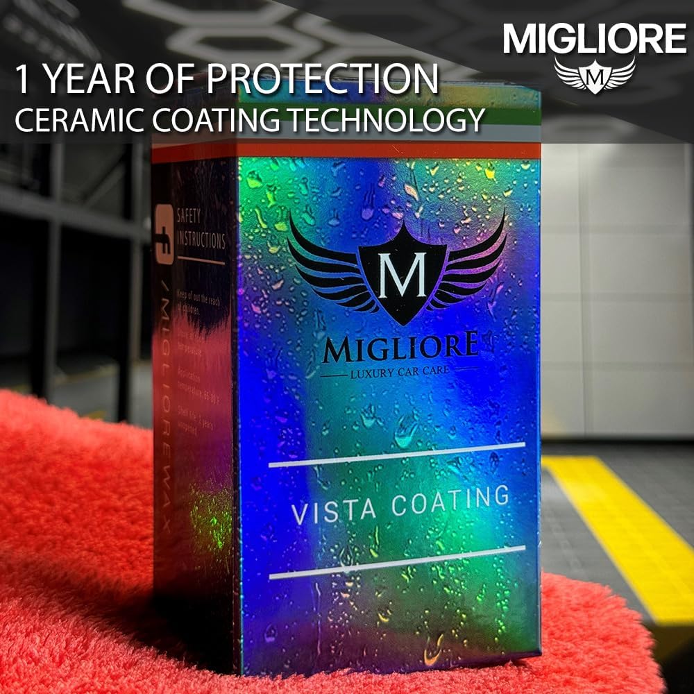 Migliore Vista Coating: Long Lasting Ceramic Windshield & Glass Coating!