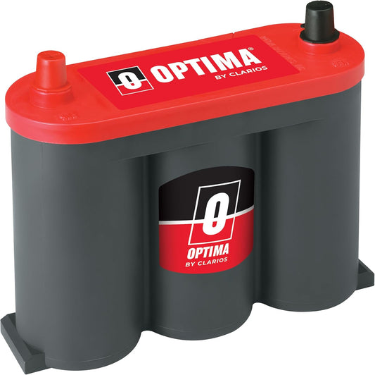 OPTIMA Batteries High Performance 6V RedTop Sealed AGM Car, Truck and SUV Starting Battery, 800 CCA, SAE Terminal, Maintenance Free, Versitile Mounting, 6 Volt
