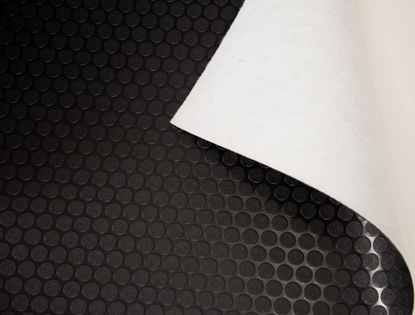 G-Floor Performance Vinyl Garage Runner Small Coin Pattern (Midnight Black, 27" x 60")