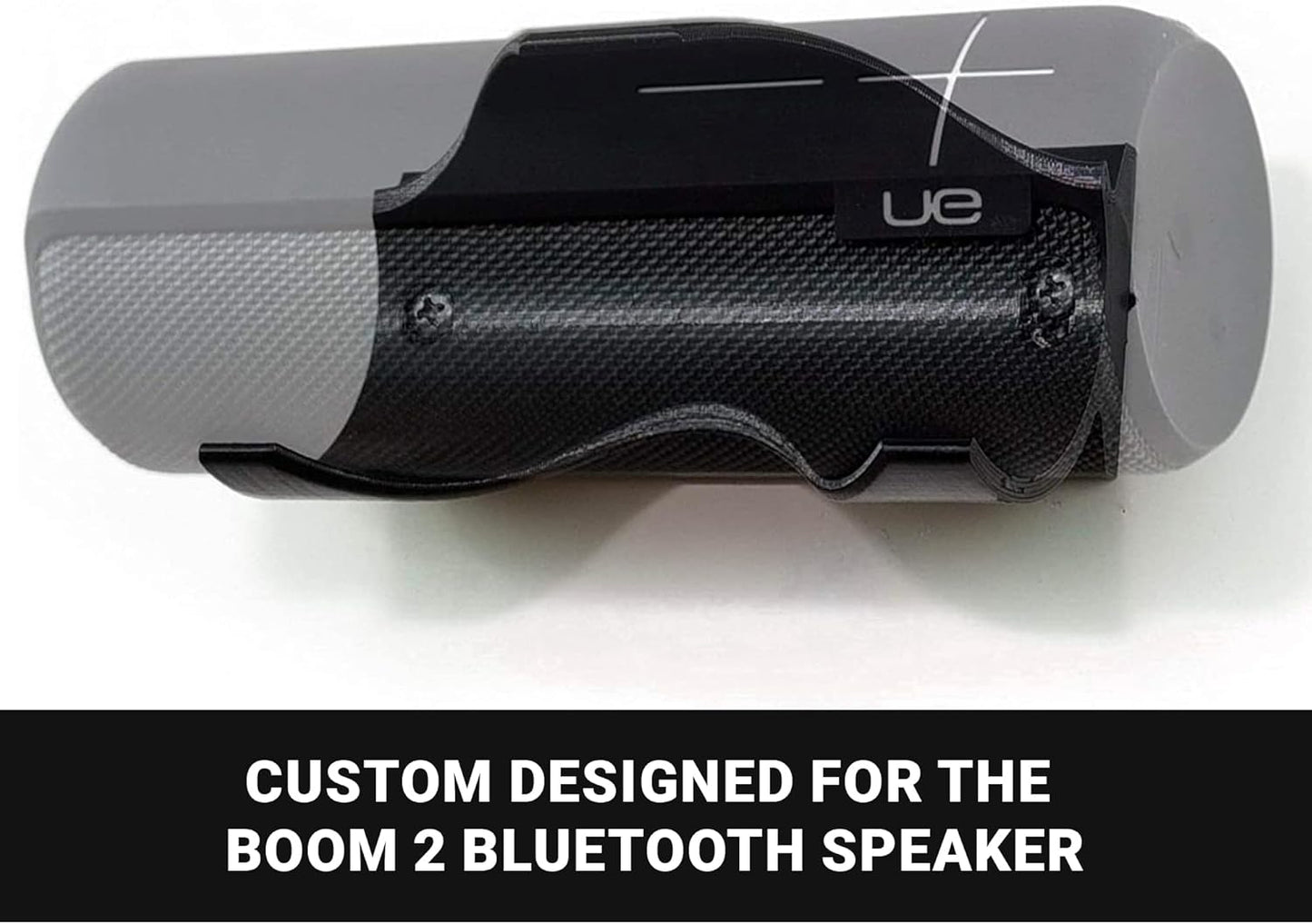 Spartan Mounts Compatible with Ultimate Ears Boom 2 Bluetooth Speakers | Low Profile Wall Mount Anywhere Design for Home, Office, Studio, Garage, Dorm, Patio, Auto, Boat, Golf Cart | Made in USA