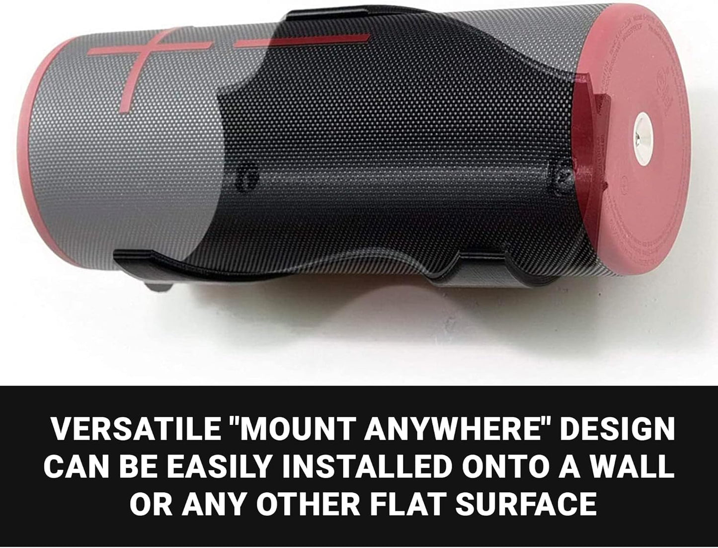 Spartan Mounts Compatible with Ultimate Ears Boom 3 Bluetooth Speakers | Low Profile Wall Mount Anywhere Design for Home, Office, Studio, Garage, Dorm, Patio, Auto, Boat, Golf Cart | Made in USA