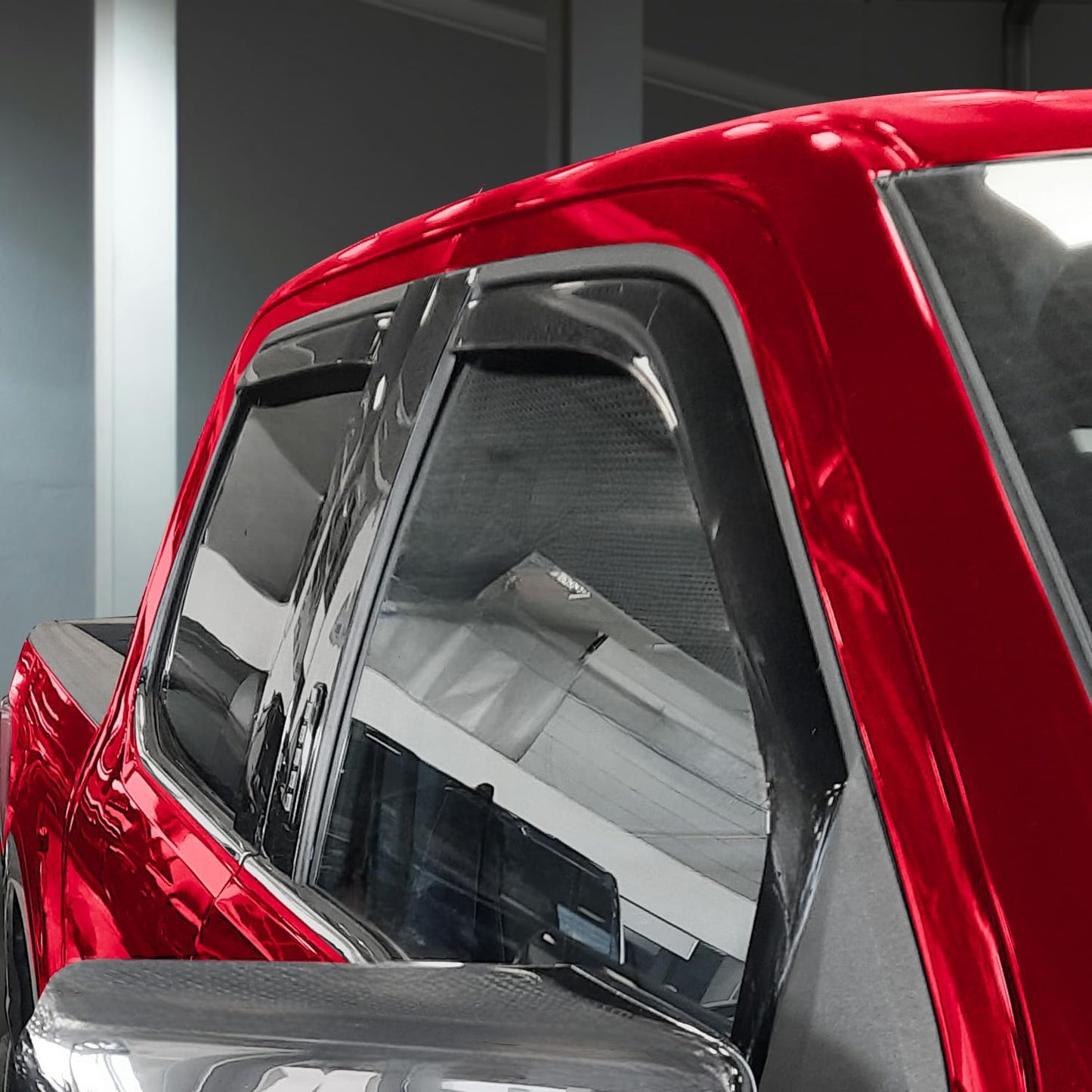 Voron Glass in-Channel Extra Durable Rain Guards for Ford F150 2021-2025 SuperCab, Window Deflectors, Vent Window Visors, 4 Pieces - 200908