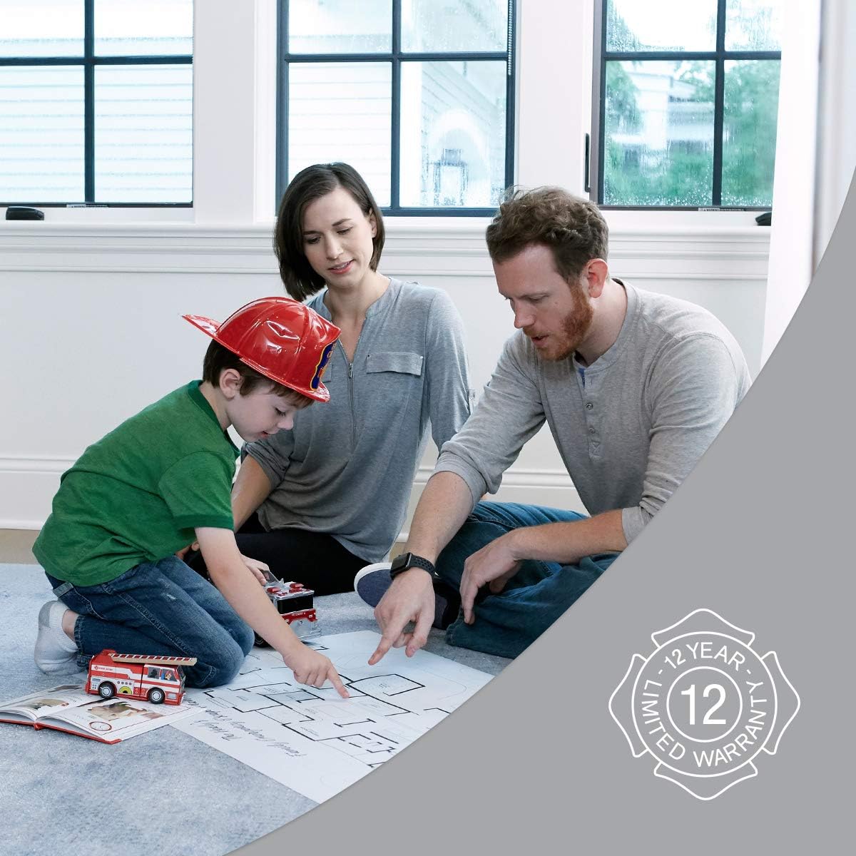 First Alert Fire Extinguisher for Home & Commercial Use, Heavy Duty Rechargeable Compliance Unit, UL RATED 2-A:10-B:C, HOME2PRO, Red, 1-Pack