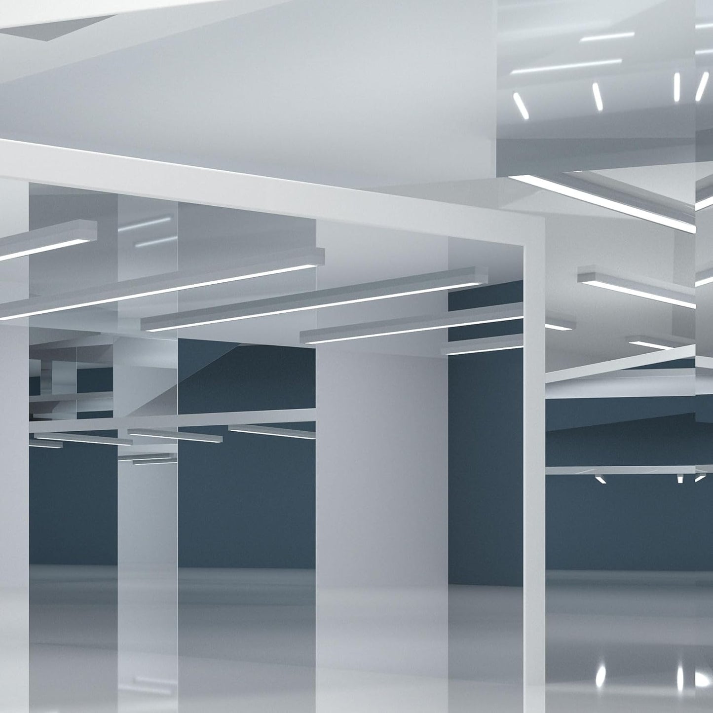 6PK 4FT LED Shop Light，Led Garage Ceiling Lights, LED Workbench Light，LED Wraparound Light Fixture,Hanging or Suface Mount,Office Ceiling Light for Garage, Office, Kitchen