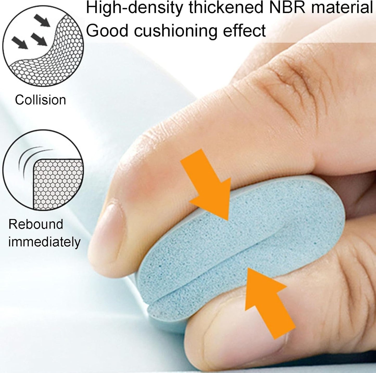 XPLKQXE Sharp Edge Safety Corner Edge Foam Padding, Edge Guards Bumpers Adhesive, Edge Corner Protector Guards for Table Edges & Sharp Corners(Gray,2pcs)