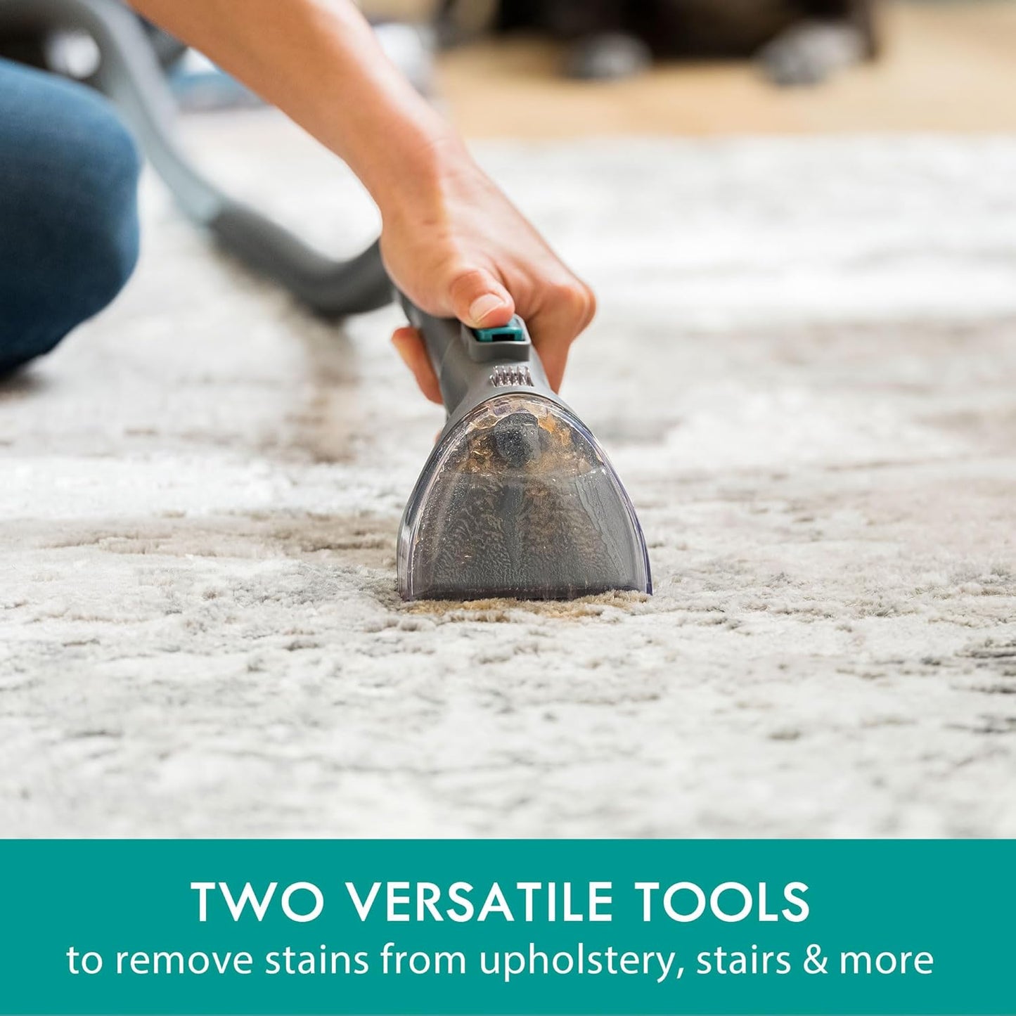 Kenmore KW4070 RevitaLite Pet Portable Carpet Cleaner with High Cleaning Power, 3.2L Clean Tank & 1.4L Dirty Tank, 25ft Cord Length and Two Easy Removable Brushroll for Rug & Upholstery