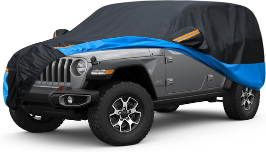 Car Cover Waterproof All Weather Outdoor Windproof Dustproof UV Protection Fit SUV