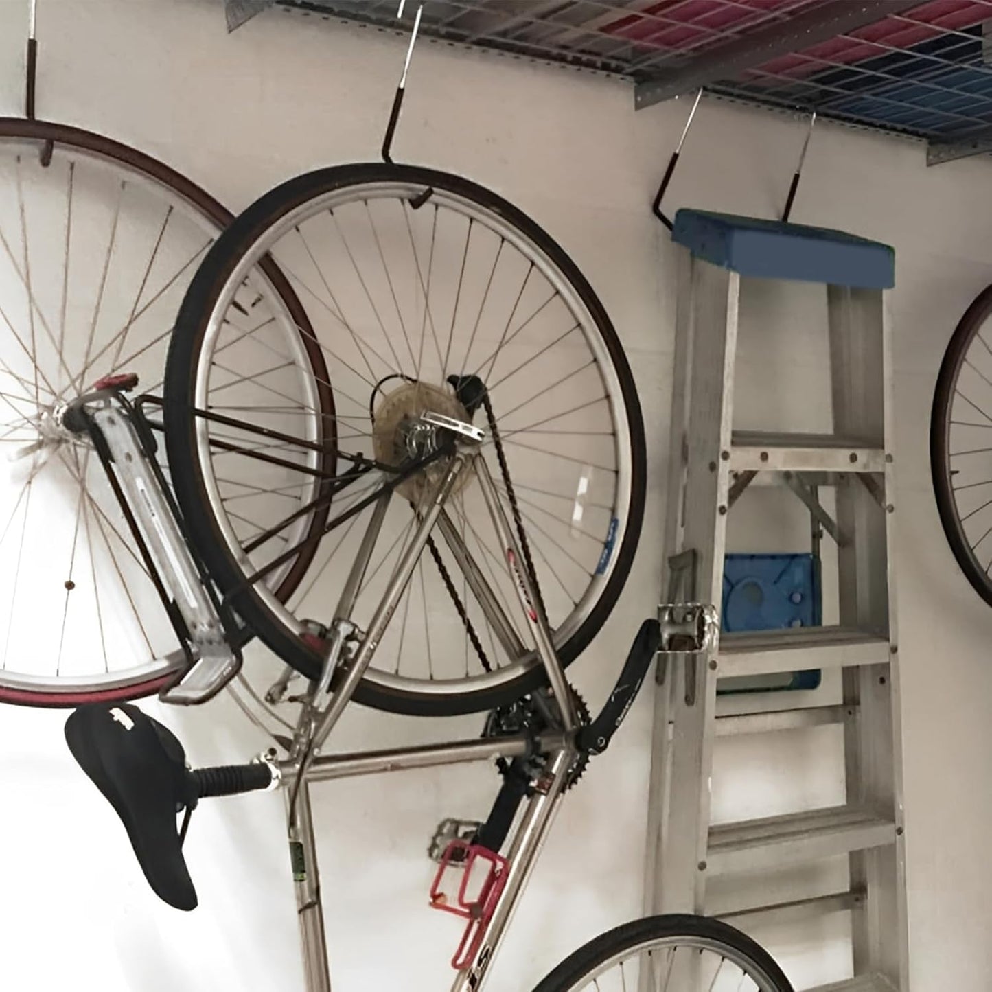 8 PCS Heavy Duty Carbon Steel S Hooks, Vinyl Coated, 7.5 Inch, Black, 66 Lbs Max Weight, Ideal for Garage, Outdoor, Indoor, Ladder, Sports Equipment, Pool Equipment, Plant Supports