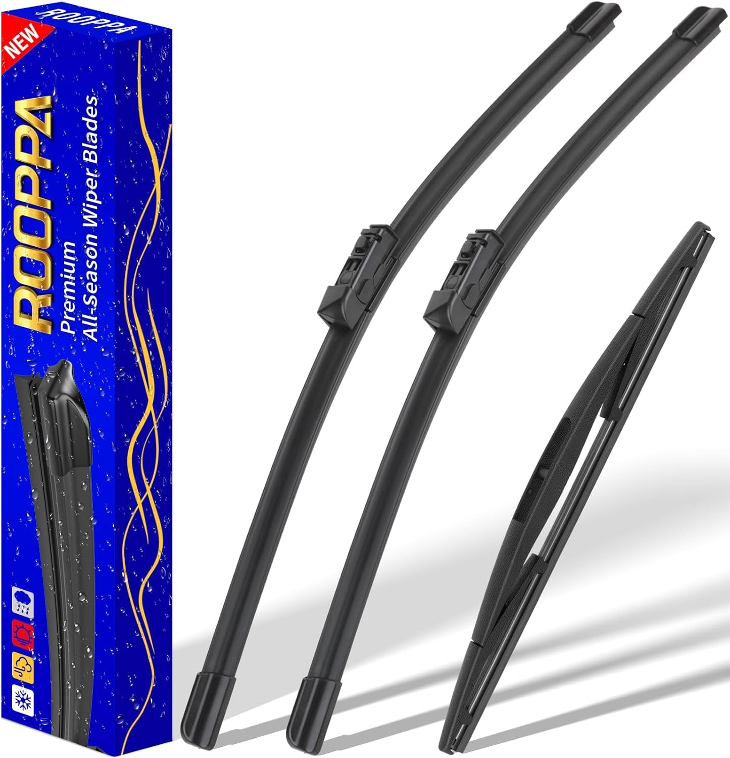 3 wipers Replacement for 2019-2023 2024 Subaru Forester, Windshield Wiper Blades Original Equipment Replacement - 26"/17"/14" (Set of 3)