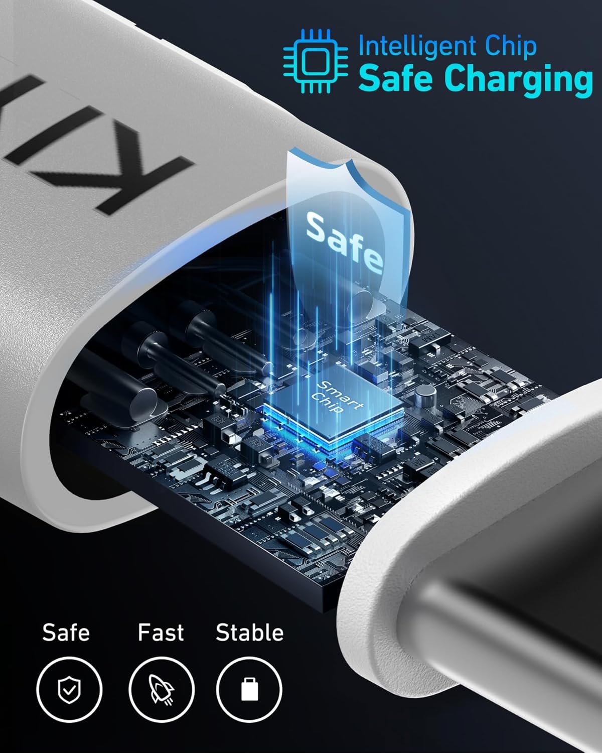 Coiled USB to USB C Cable for Car 3FT/6FT, USBC Cables Fast Charging Braided USB-A to USB-C Phone Charger Cord USB Type C Cable for iPhone 16 15 Pro Max, Samsung Galaxy S24 S23 and More-2Pack Silver