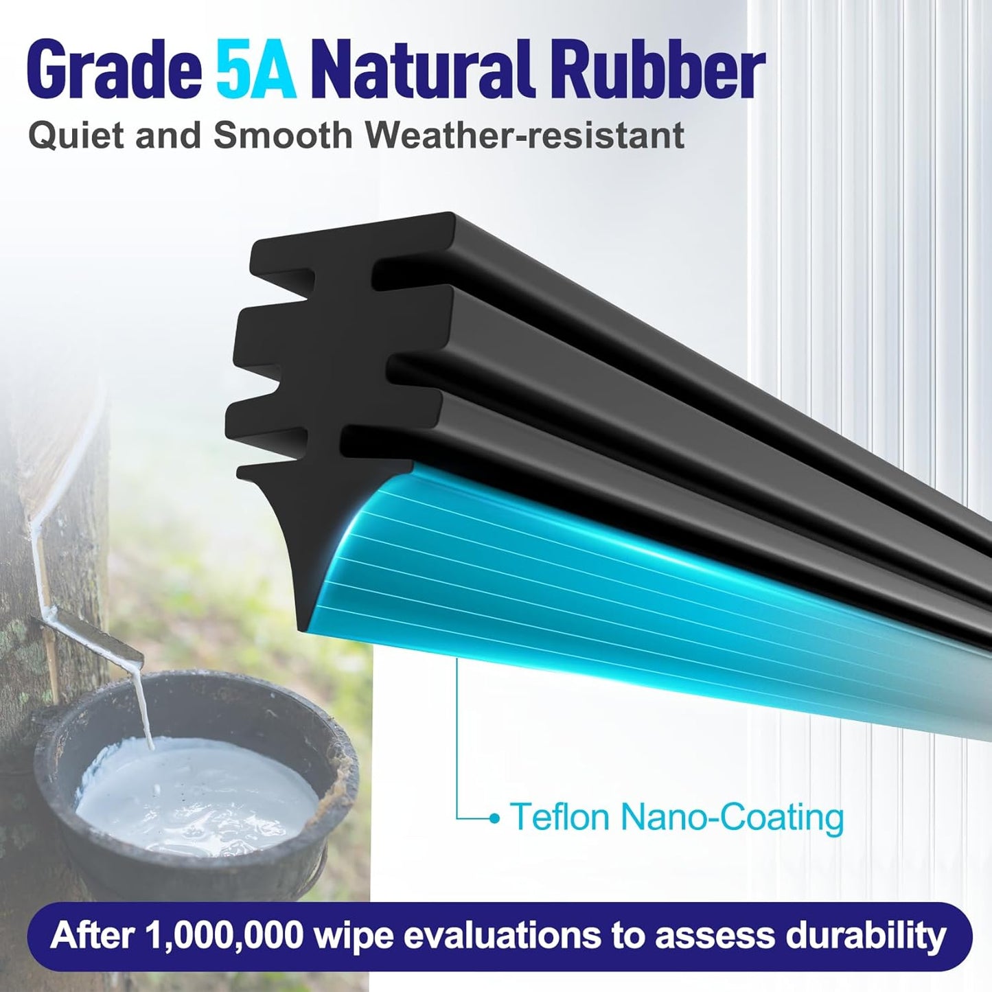 AJK Windshield Wiper Blade, OEM Quality Front Windshield Wipers for Ford Taurus 2011 2012 2013 2014 2015 2016 2017 2018 2019, 26" 20" Window Blades (Set of 2)