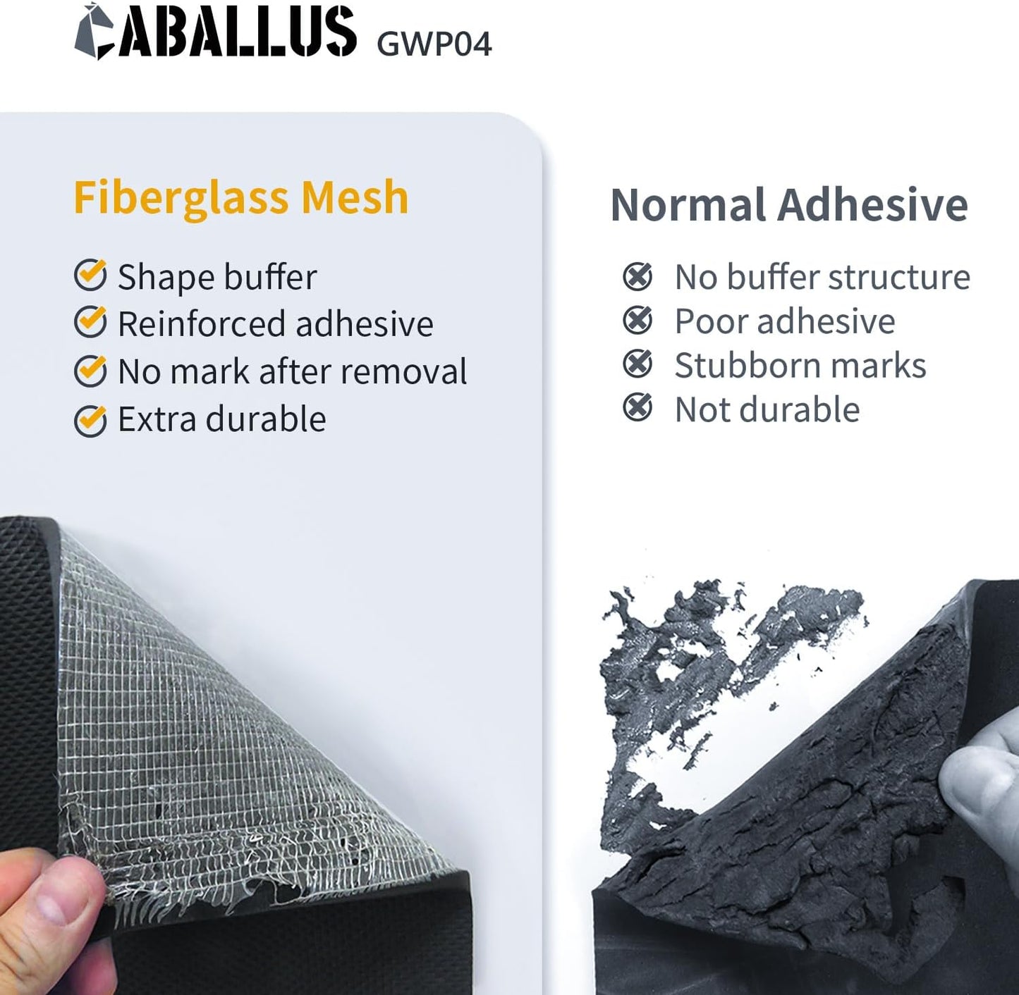 GWP04 Garage Wall Protector Car Door Protectors, Garage Accessories, Parking Stopper for Garage, Tool-Free, Designed in Germany (4-Pack Black)