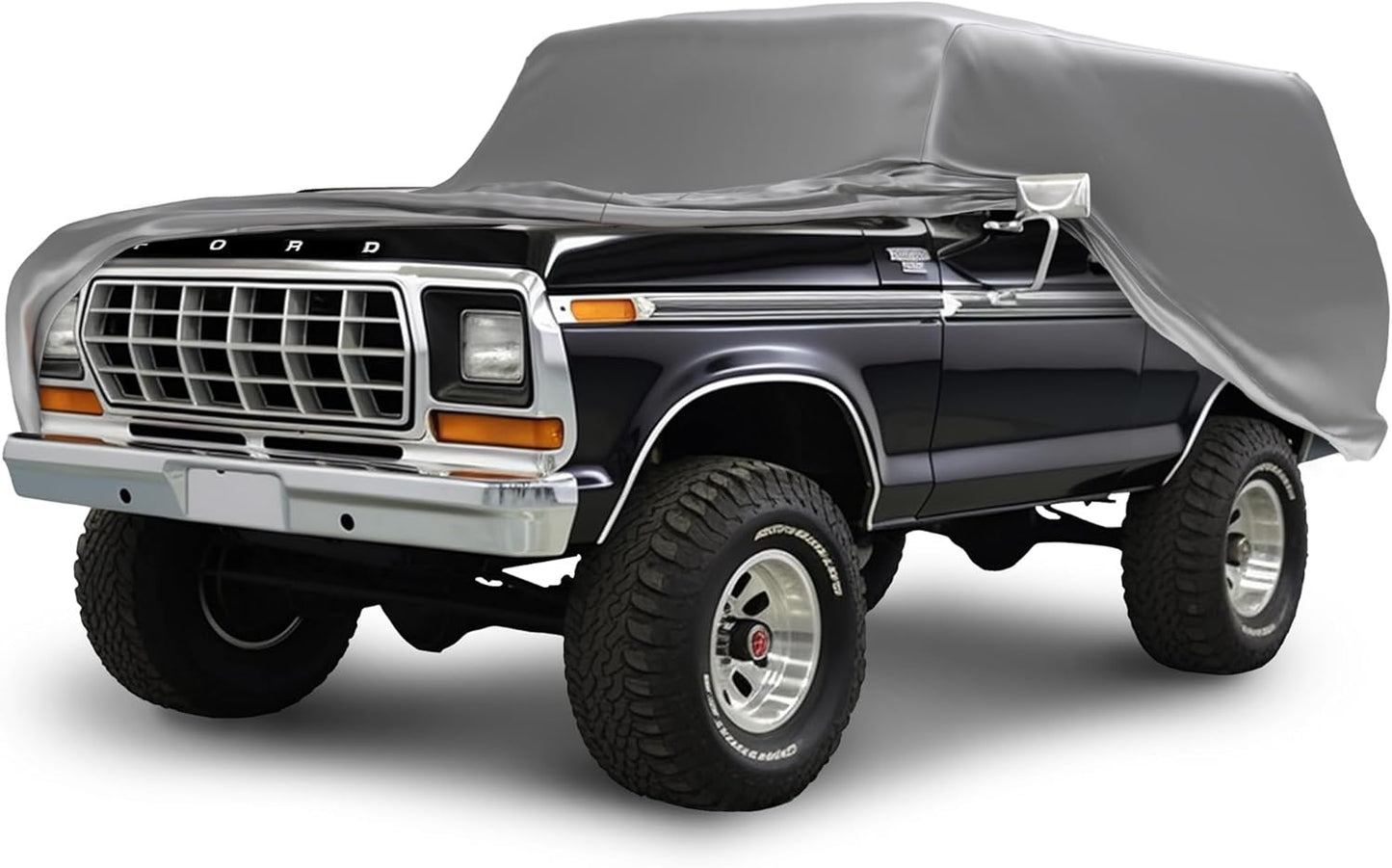 CarCovers Weatherproof SUV Cover & Warranty Compatible with Ford 1987-1991 Bronco 4th Gen- Outdoor Cover Theft Cable Lock SUV Accessories Better Than Waterproof